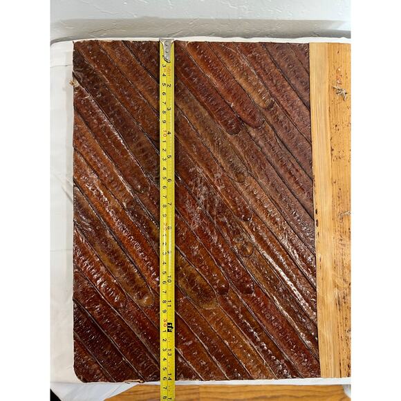 Handmade Palm Tree Photo Album Vintage Style Natural Materials 14x12 - Picture 9 of 15